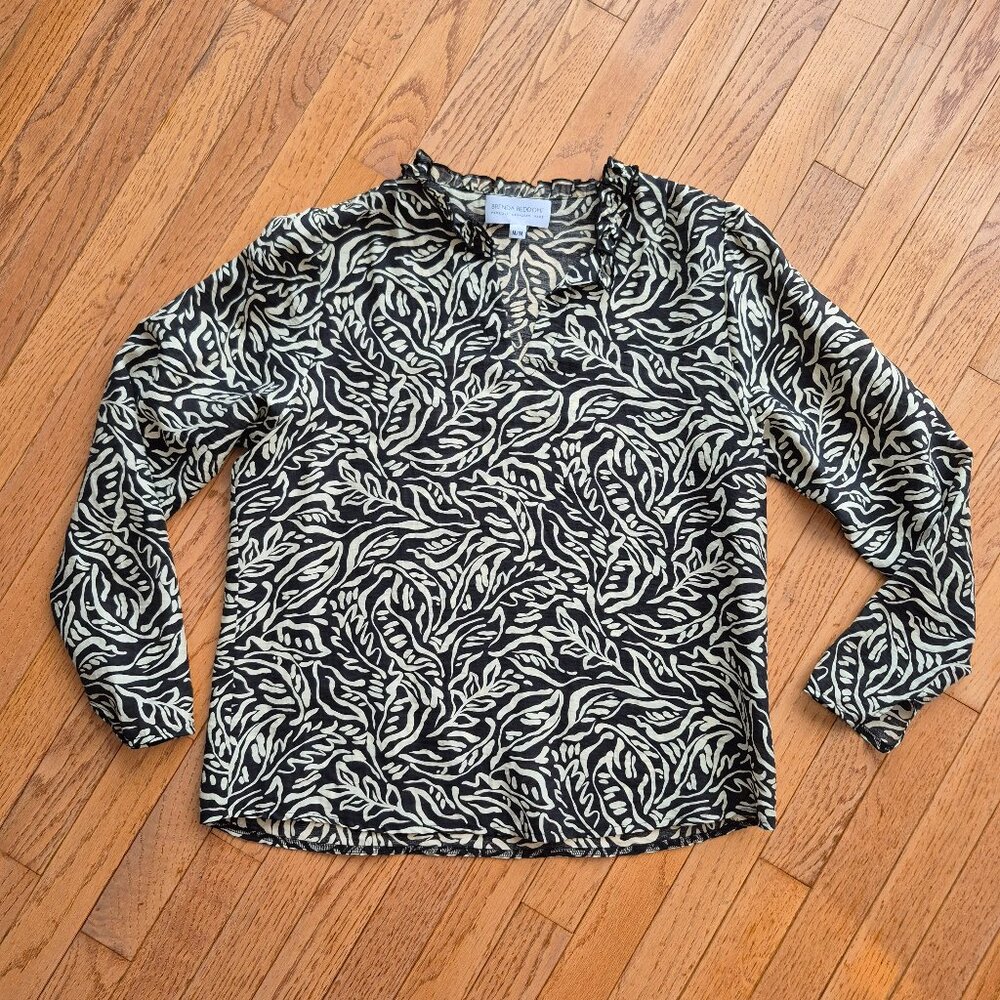 Brenda Beddome Blouse 100% Tencel Made in Canada